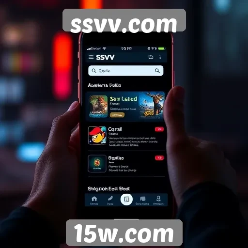 Experiência móvel em ssvv.com é satisfatória
